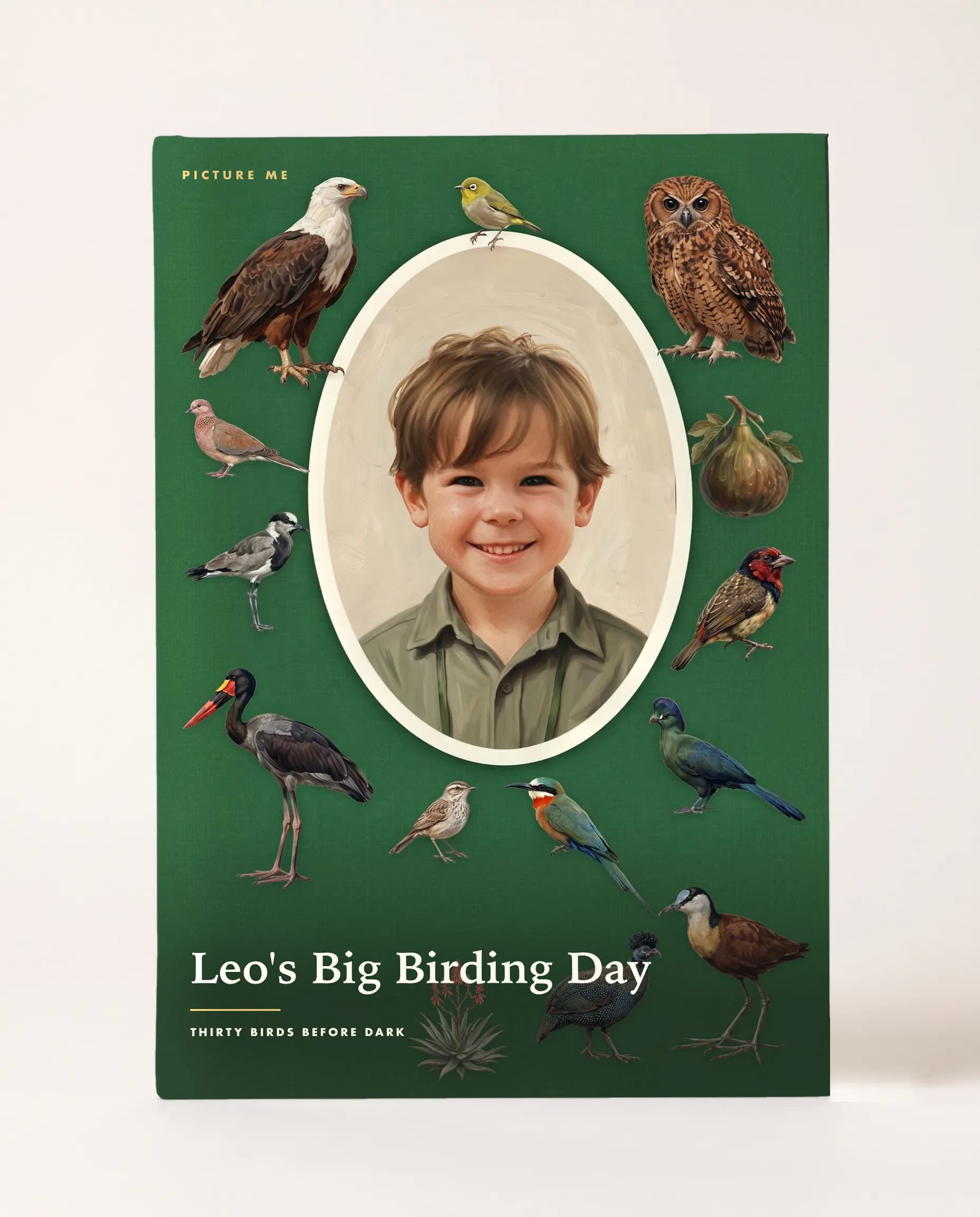 The printed big birding day story hardcover