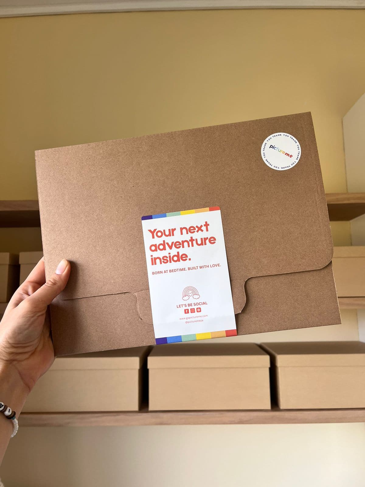 Your next adventure inside — every book ships in Picture Me gift packaging