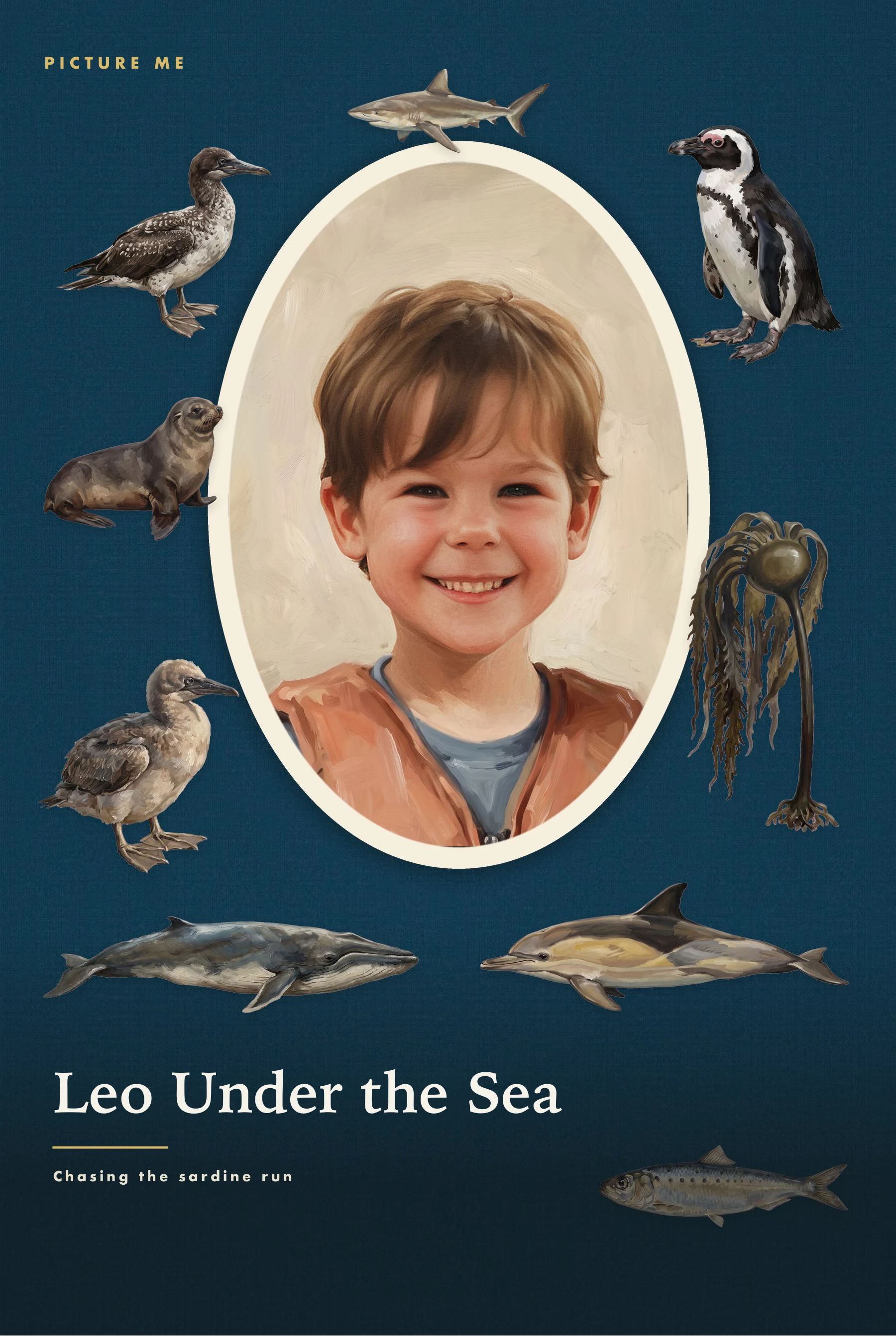 Leo Under the Sea photo-personalized sample cover